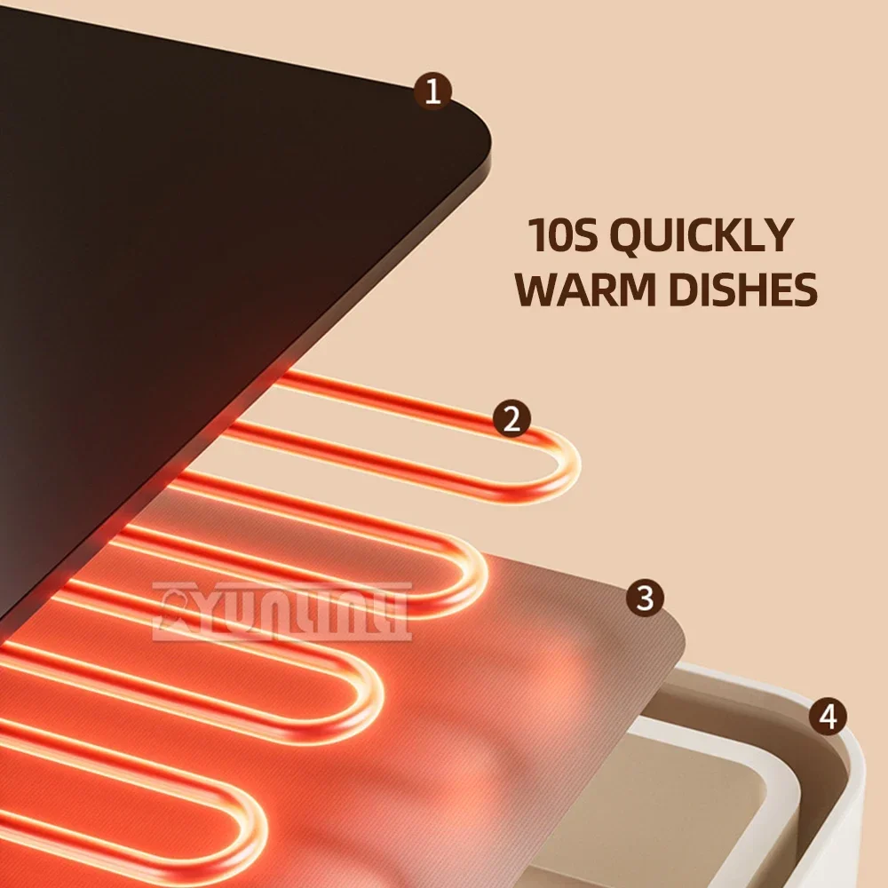 Household Constant Warm Vegetable Mat Electric Meals Insulation Board Heating Pad Milk Thermal Preservation Plate 3