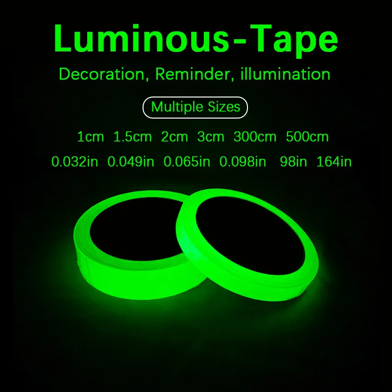 Luminous tape Self-illuminated fluorescent stickers stairs steps Self-adhesive Stage positioning