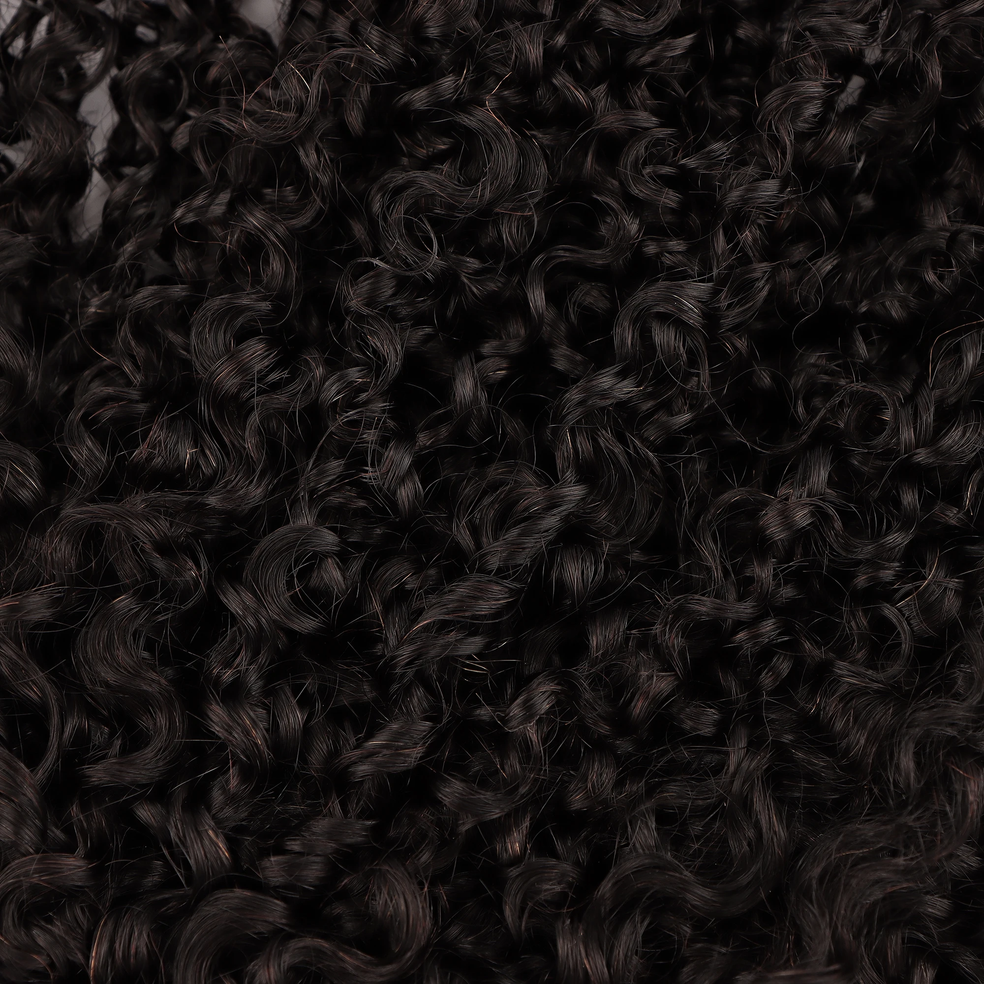 AHVAST pixie curly hair bundles deep wave 100g human hair weft for boho braiding
