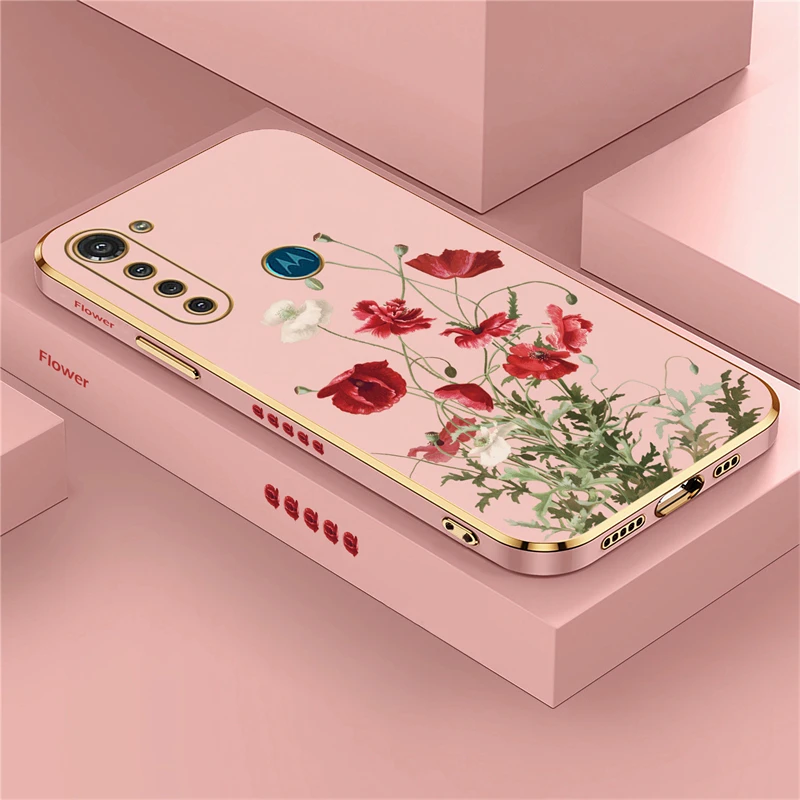 Durable Silicone Shockproof Power Flower Phone Case