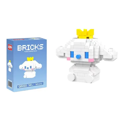 99 style SANRIO Hello Kitty Building Blocks Cartoon Figures Kuromi Bricks My Melody Children's Assembly Toys Cinnamoroll Gift - Image 52
