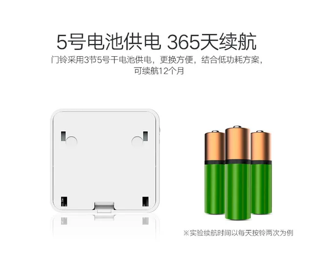 WIFI IP Doorbell AAA Battery Long Time Standby Video Door Phone Intercom Visual Doorbell Peephole Viewer 3