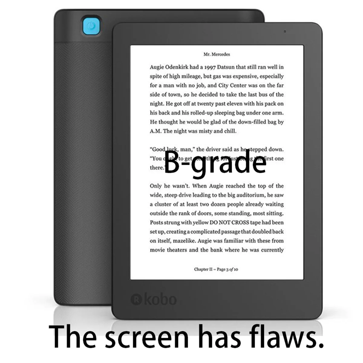 화면이 결함이 있어요! KOBO Aura Edition2 6인치 N236 E-리더 B급 전자책 리더 Carta E-ink 16GB 킨들 전자책
