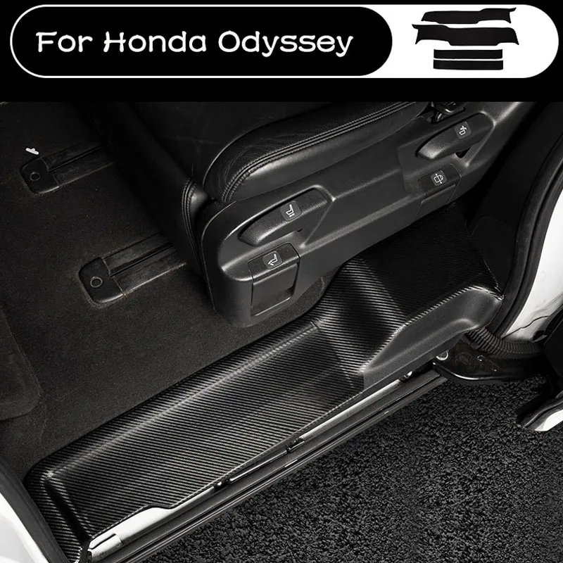 

Exterior Interior Door Pedal Bumper 3D Scratch Protector Sill Scuff Threshold For Honda Odyssey 2015 2016 2017 2018 2019 2020