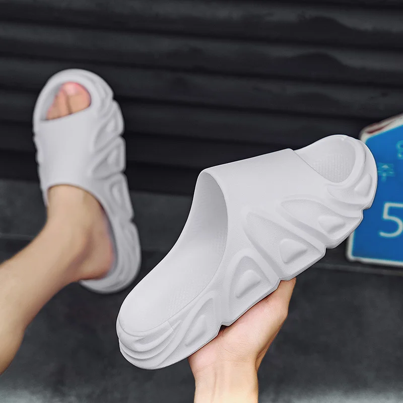 Slip Slippers for Men Non-Slip With Thick Sole Soft Foam Sliders Slipper for Indoor Outdoor_voghion.com
