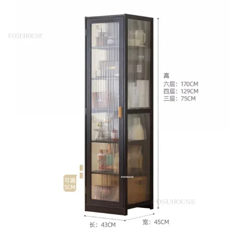 Nordic Minimalist Wine Cabinets for Home Living Room Display Cabinet Multi-functional Showcase Bar Furniture Wine Rack
