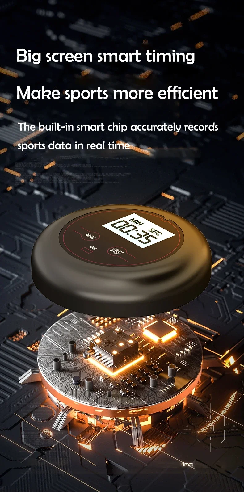 Neues Design, Smart Counting Ab Roller für das Core-Workout, automatisches Rückprall-Bauchrad mit Ellenbogenstütze_voghion.com