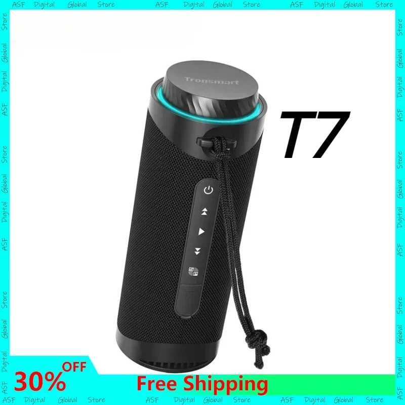 

Original Tronsmart T7 Wireless Bluetooth Speaker IPX7 Waterproof Outdoor Cycling 360° Surround Sound Knob Volume Adjustment