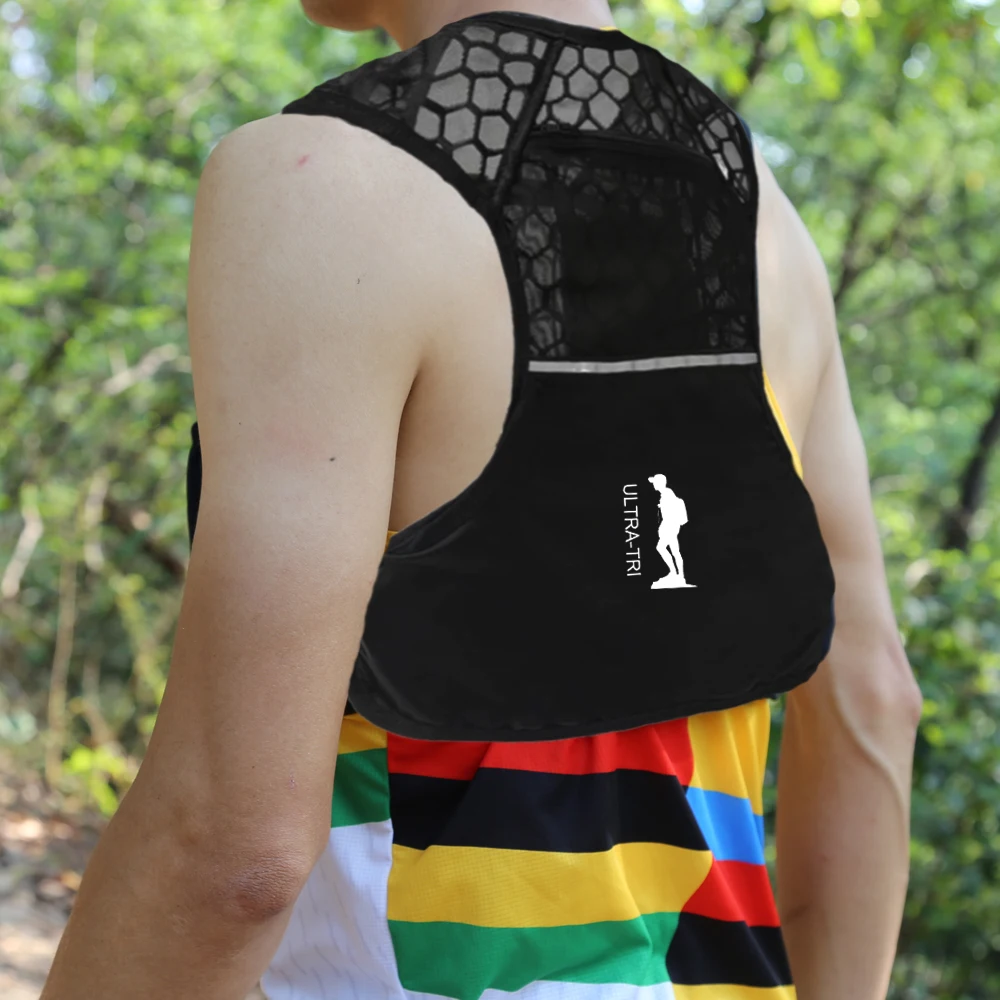ULTRA-TRI Hydration Trail Running Backpack Vest Unisex Lightweight Marathon Cycling Hikin Bag 2.5L 4
