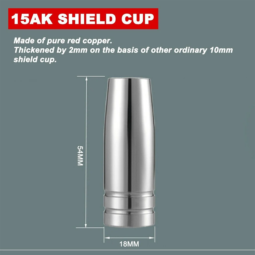 1set MB15 15AK MIG Welding Contact Tip 0.6-1.2mm Protective Nozzle For Rilon Jasic Riland Welding Supplies Accessories