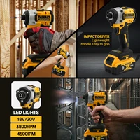 Dewalt DCF860 tournevis électrique sans fil sans brosse fonction d'impact batterie 20V 282N.m léger à 1kg outil électrique 2