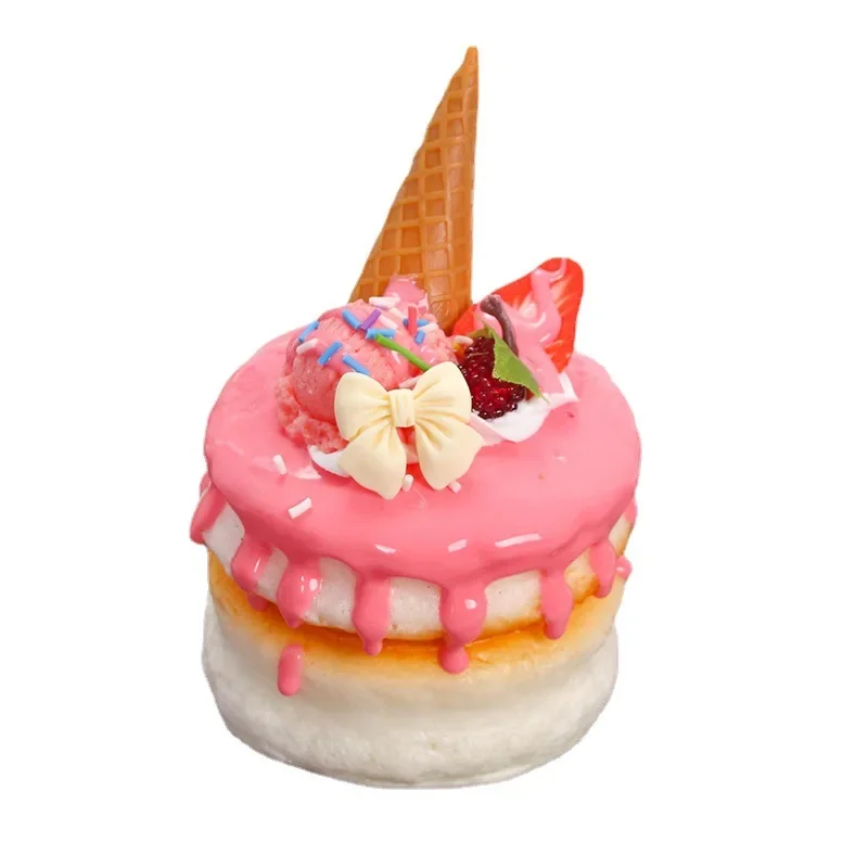 Food Model Food Photography Props Kitchen Food Toys Fake Food Prank Toys 1PC Artificial Cake Dessert Fake Food Decoration Photography Pro Food Simulation Cake Model Tea Table Decoration