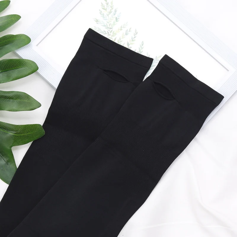 New Gothic Lolita Anime Solid Soft Rock Punk Gloves JK Girls Mittens Oversleeve Men Women Sun Block Cuff Fingerless Arm Warmers