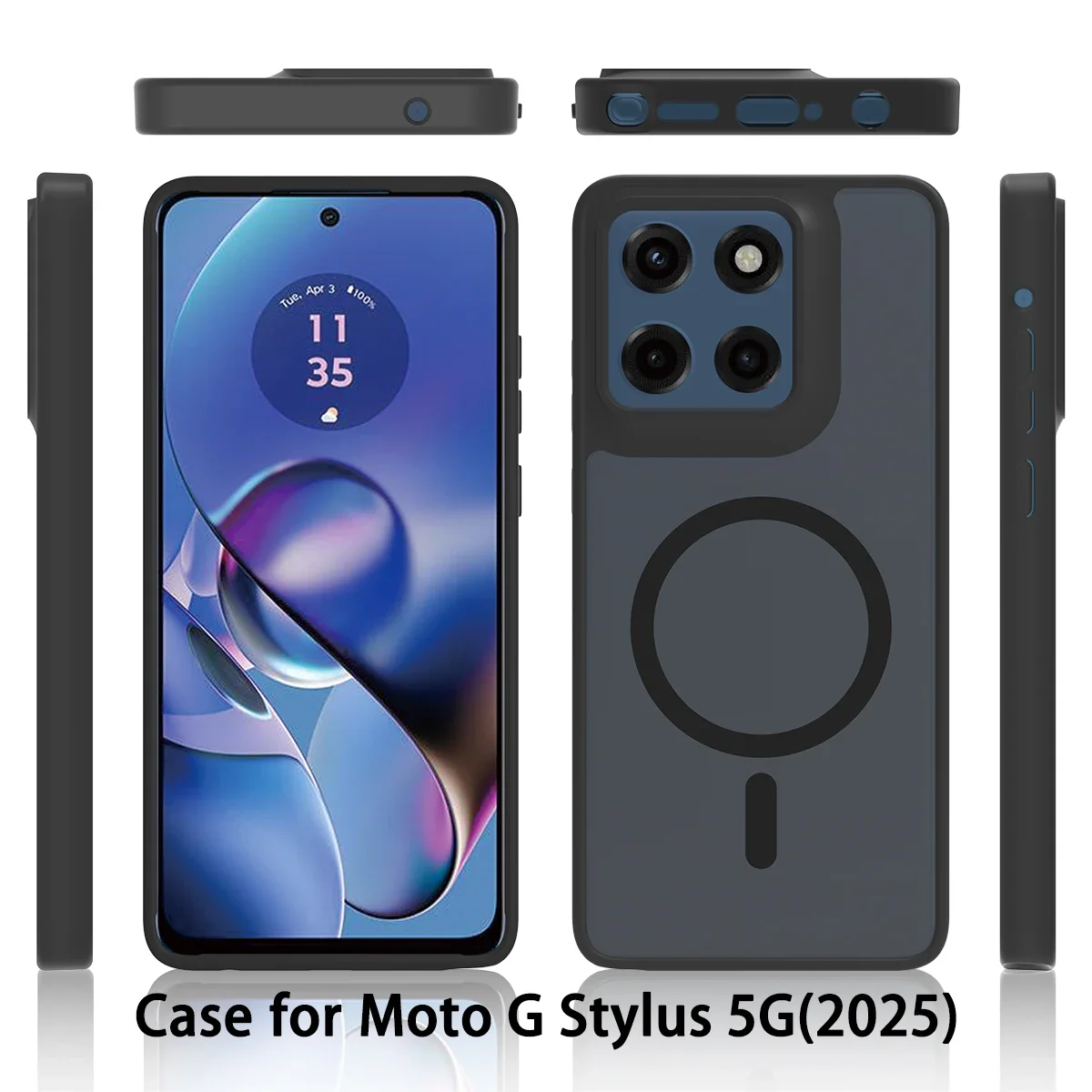 Matte Translucent Magnetic Phone Case with MagSafe Drop Protection