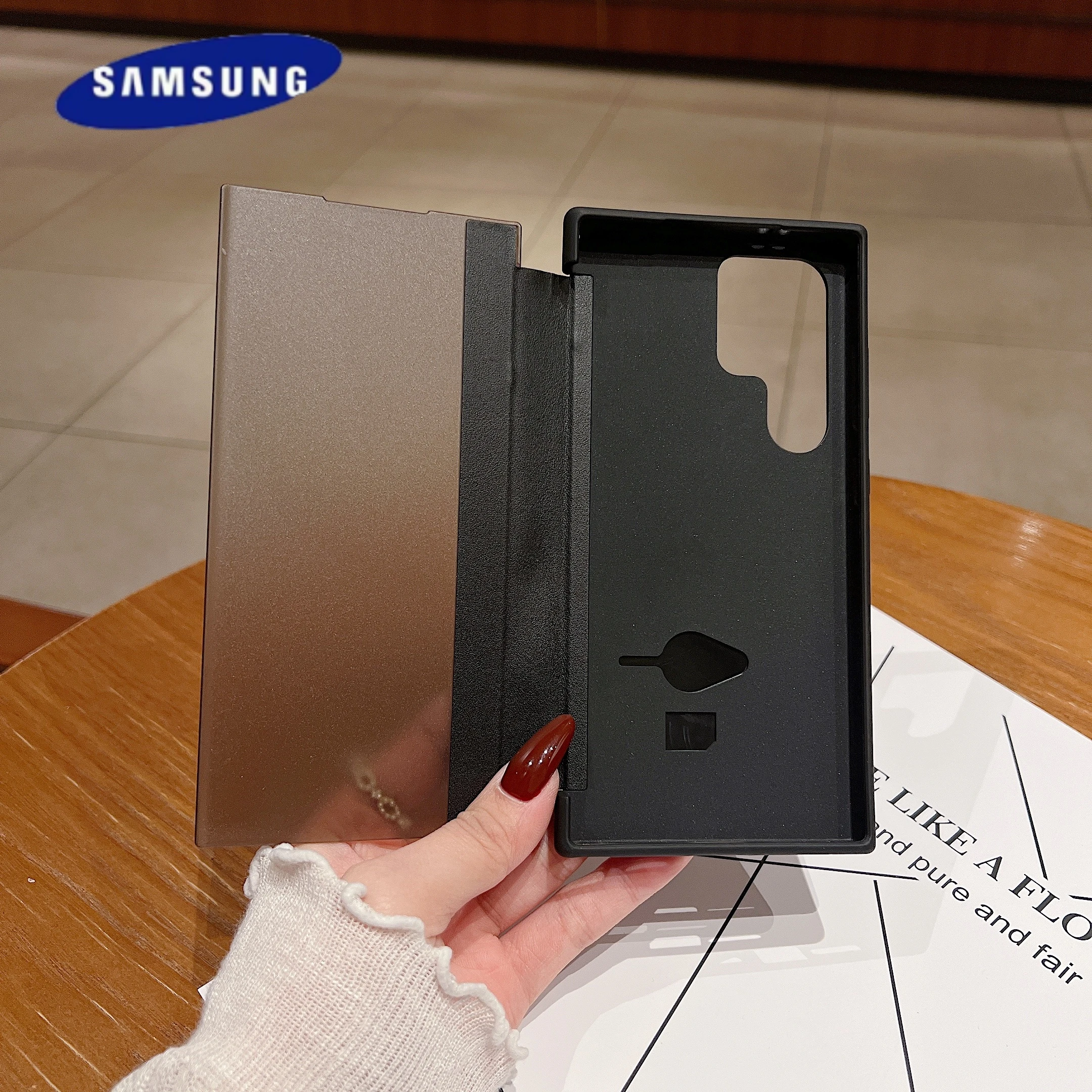 Leather Flip Cover with Screen Protection