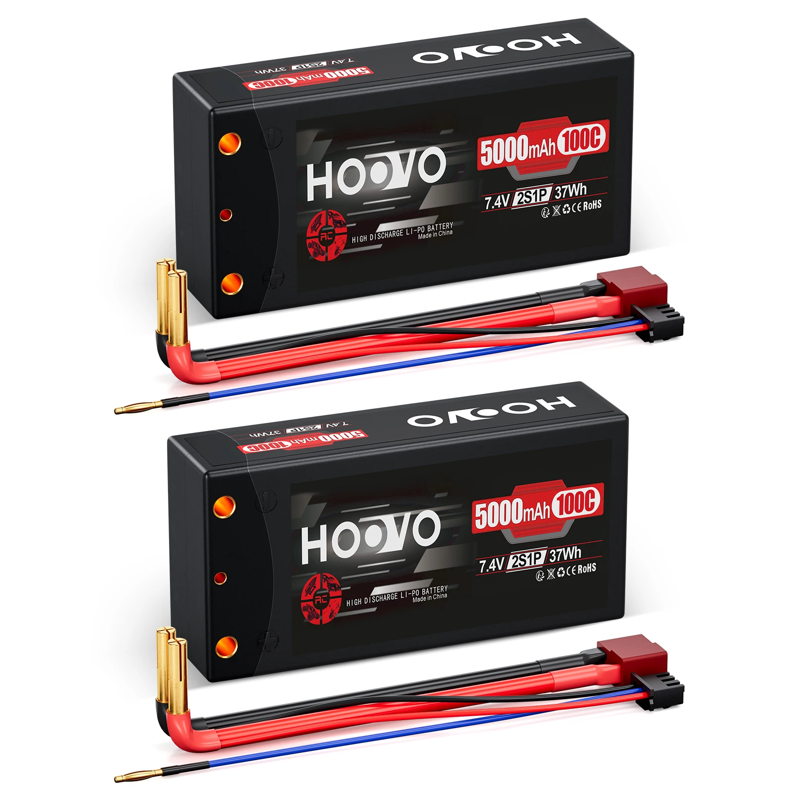 HOOVO 7.2V NiMH Battery 5000mAh 6 Cells RC Battery/Battery for RC Car