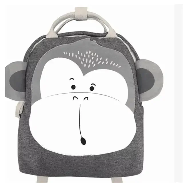 Mochila para niños pequeños, mochila escolar para niños, bonita mochila escolar para niños y niñas, ligera, con diseño de conejo, mariposa y león