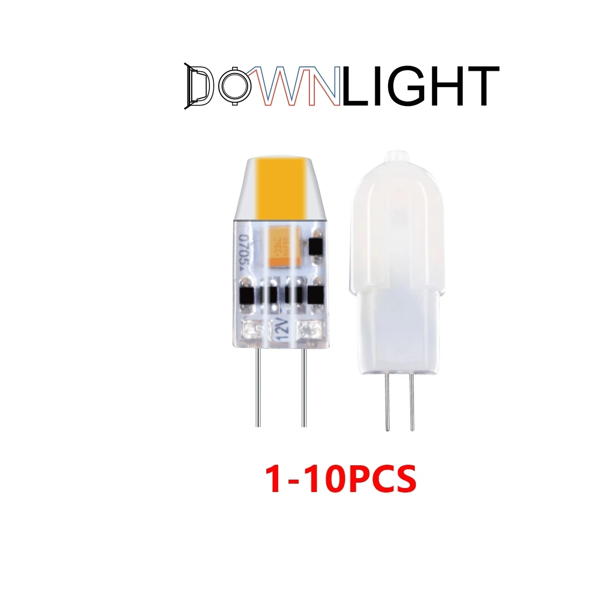 

1-10PCS Super Bright Warm Cold White Mini G4 Led AC/DC 12v 1.2w 1.5w Cob Light Lamp Replace 20w Halogen For Chandelier Spotlight