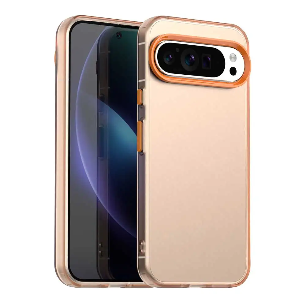 Translucent Candy Silicone Phone Case with Camera Lens Protection and Full Cover Bumper