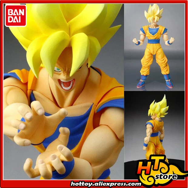 100% Original Bandai  Shf Action Figure - Super Saiyan Son Goku   From 