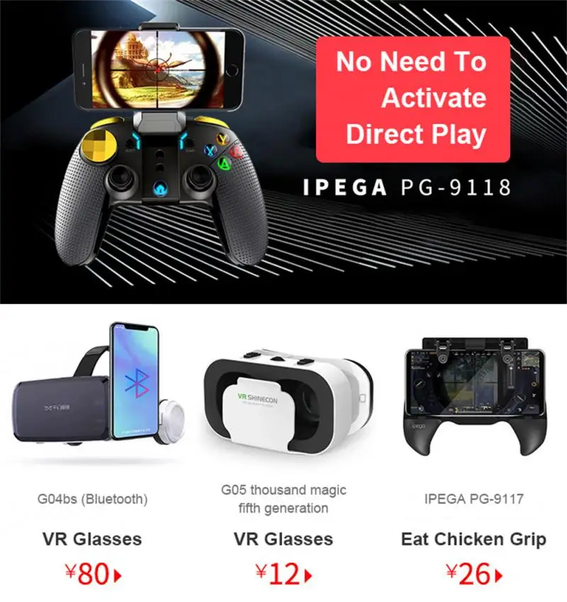 Virtual Reality VR 3d Glasses Headset Viar Helmet Universal Devices Wear Controller For Game Cellphone 4.7-6.53'' Smartphone