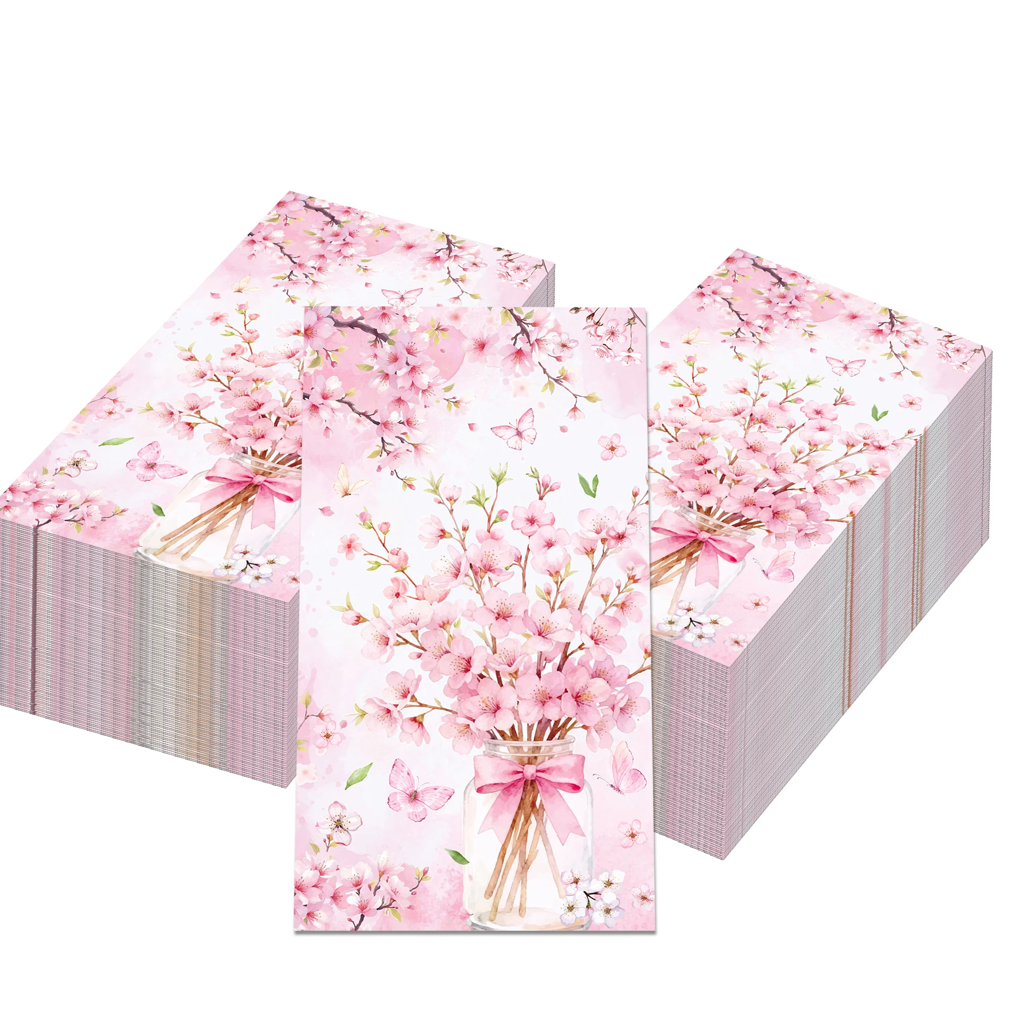 20/40 Stück Frühlingsblumen-Servietten, Einweg-Tischservietten, Papier-Tücher für Hochzeit, Geburtstag, Dekoration, Partyzubehör – Detail 6