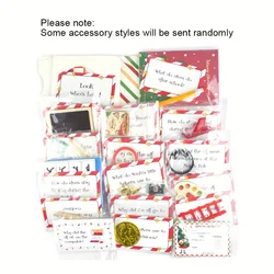 24 - Day Elf Countdown Kit with Jokes and Surprises - Festive Holiday Decorations (Colorful)