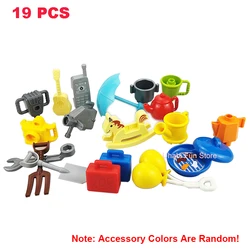Deluxe Architectural Building Blocks Set for Kids - Educational Toy with Accessories (Tools 19pcs)
