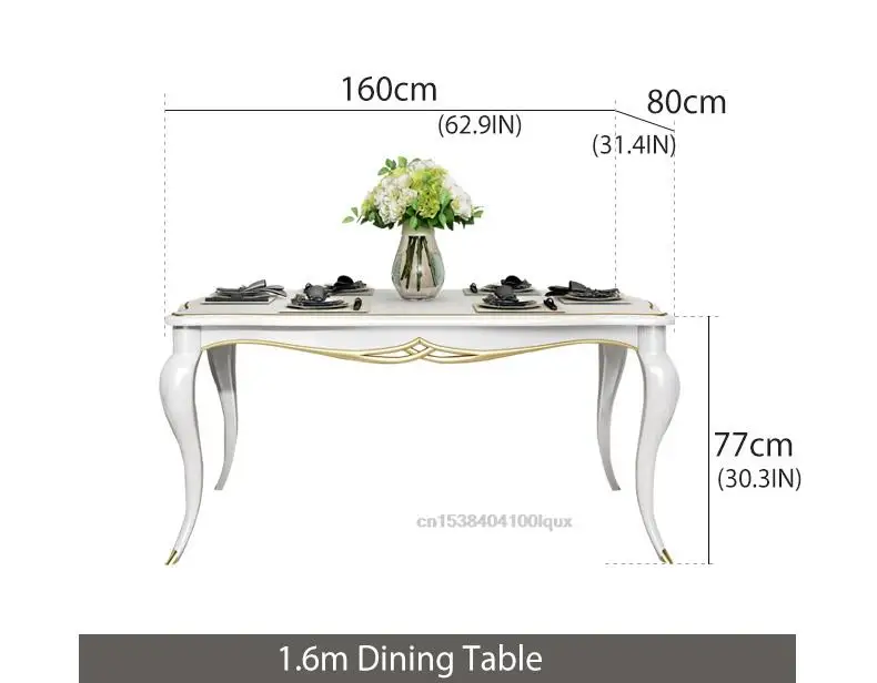 1.6m dining table