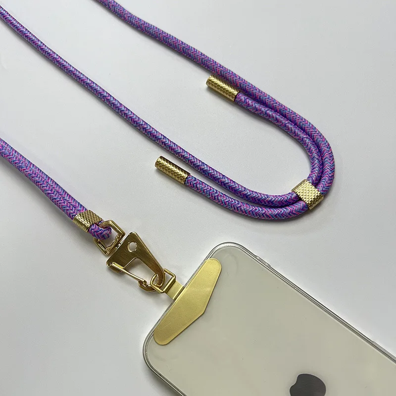 phone suspension rope anti loss rope adjustable and extendable nylon cloth detachable suspension rope Mobile phone lanyard 5