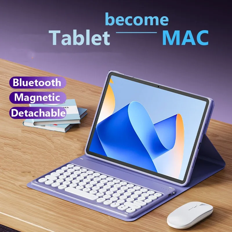 Custodia Per Xiaomi Pad 6 Max 2023 14 Pollici Per Xiaomi 5 Pro 12.4 Pollici 2022 Trackpad Cover Per Tastiera Slim Smart Folio Flip Stand Cover