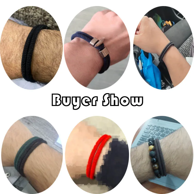 Men Nautical Surfing Retro Rope Bracelet