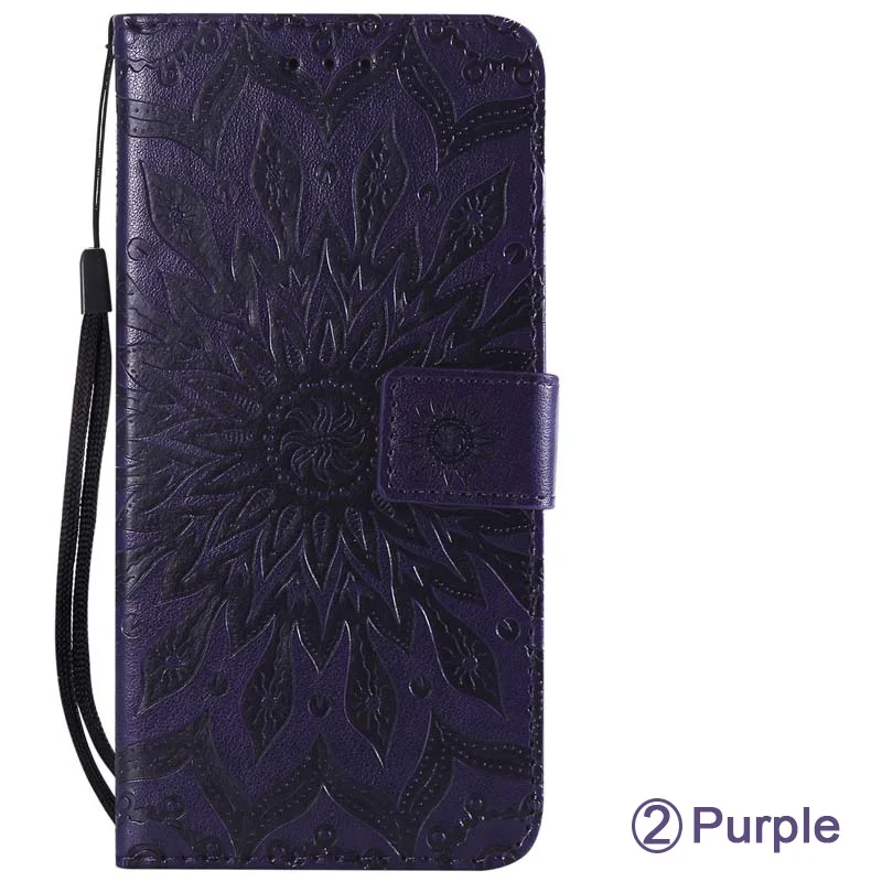 Leather Flip Wallet Case - Elegant Cover