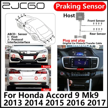 ZJCGO OEM Front Rear Reverse Parking Sensor PDC Car Reversing AID System For Honda Accord 9 Mk9 2013 2014 2015 2016 2017