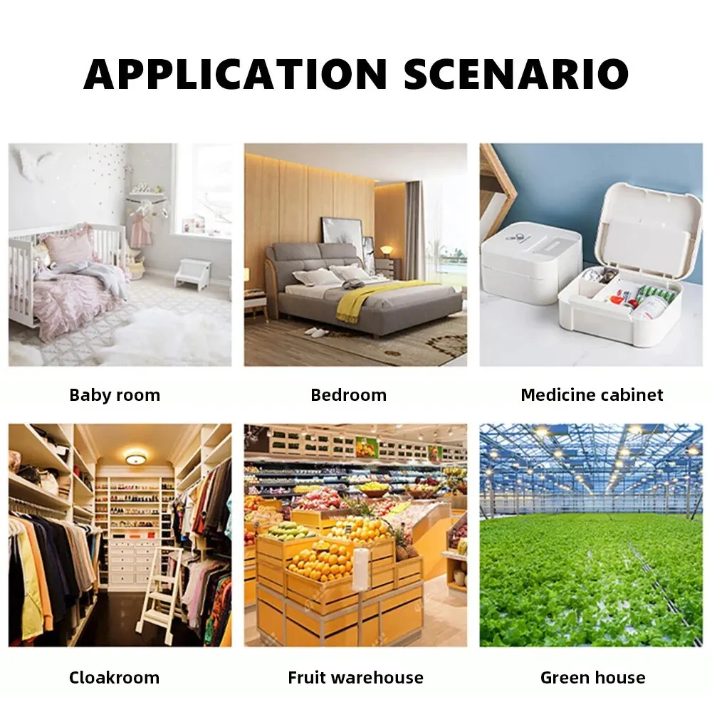 S8634e5c176cf43f1acd9b79d12d63f3dJ Tuya WiFi Temperature and Humidity Sensor Indoor Humidity Sensor Battery Powered APP Monitoring For Alexa Google Home Voice Mallzona