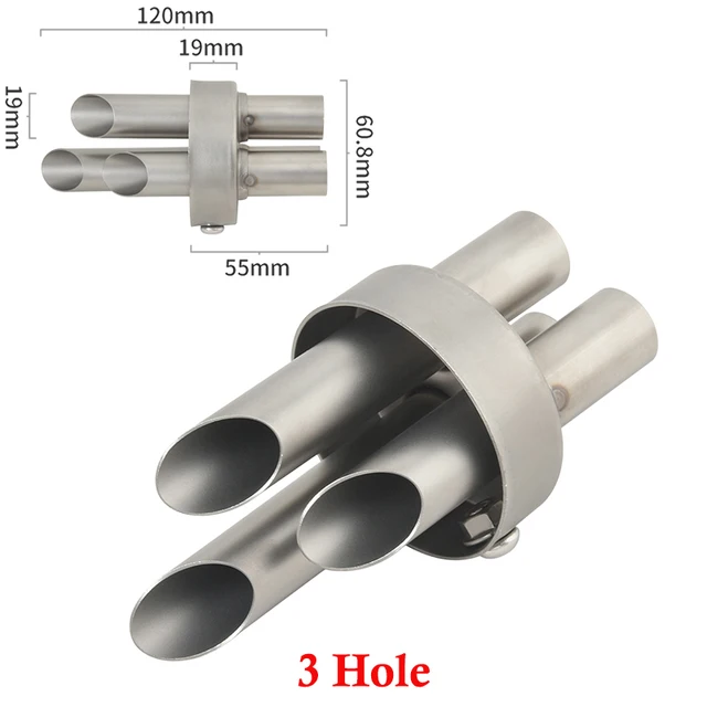 Silenziatore DB Killer Smontabile Per Scarico Moto 60-63mm - Universale In Acciaio Inox Nero - Foto 7