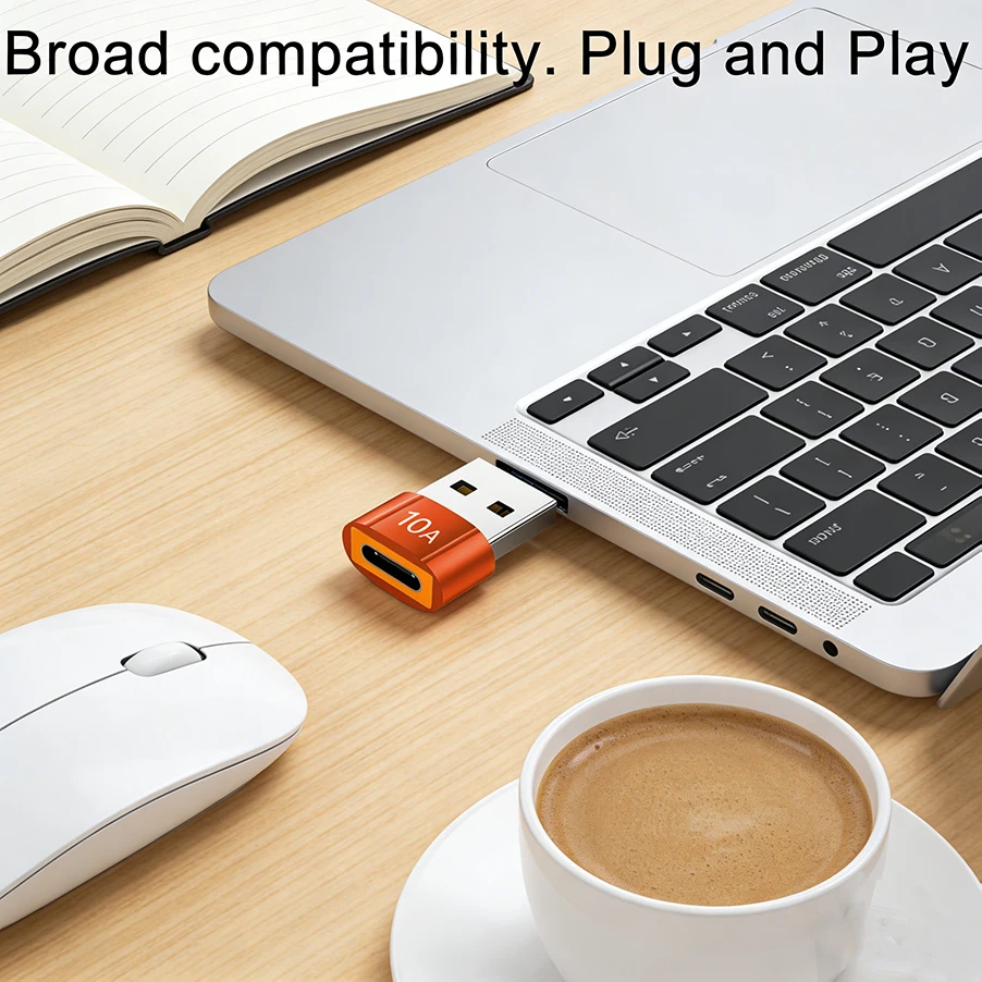 Compact USB to USB-C Charging Adapter - Easy Connect Accessory