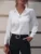 Women Spring Summer Style Blouses Shirts Lady Office OL Style Turn-down Collar Long Sleeve Solid Color Blusas Tops DF5000