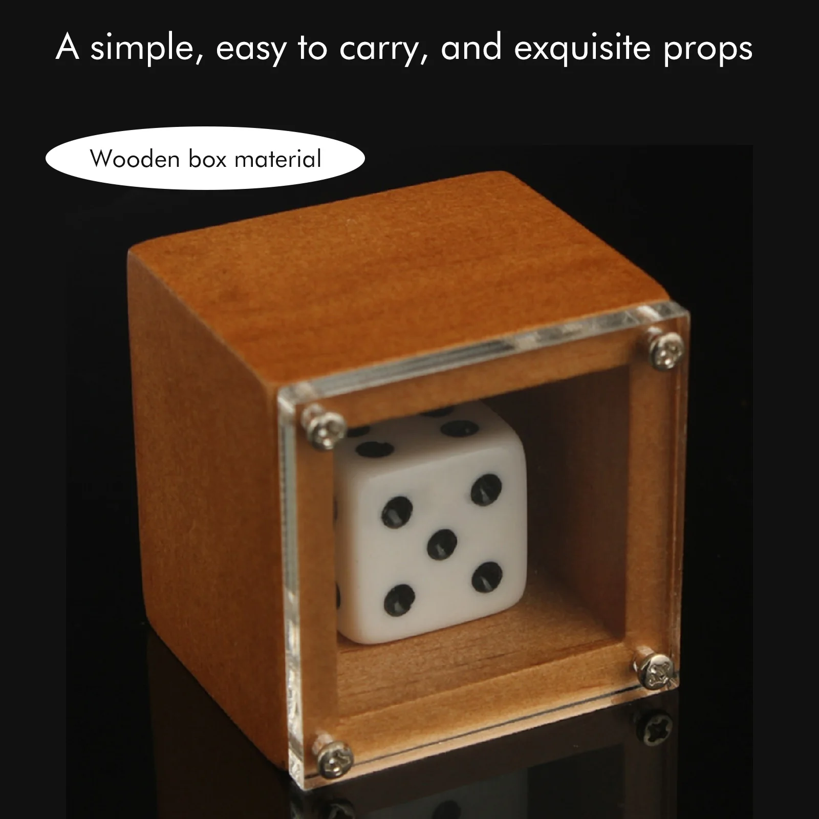 Magic Dice Magic Props Dice Trick Dot Number Change Stage Illusion Props Toys For Kids Adults