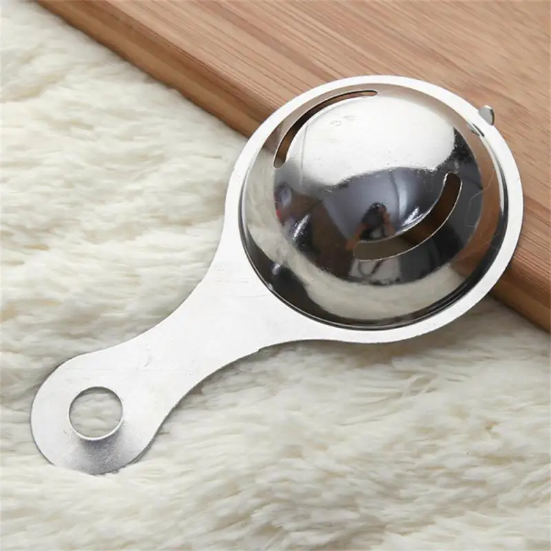 Egg White Separator Stainless Steel Tools Eggs Yolk Filter Gadgets Kitchen Accessories Separating Funnel Spoon Divider Utensils