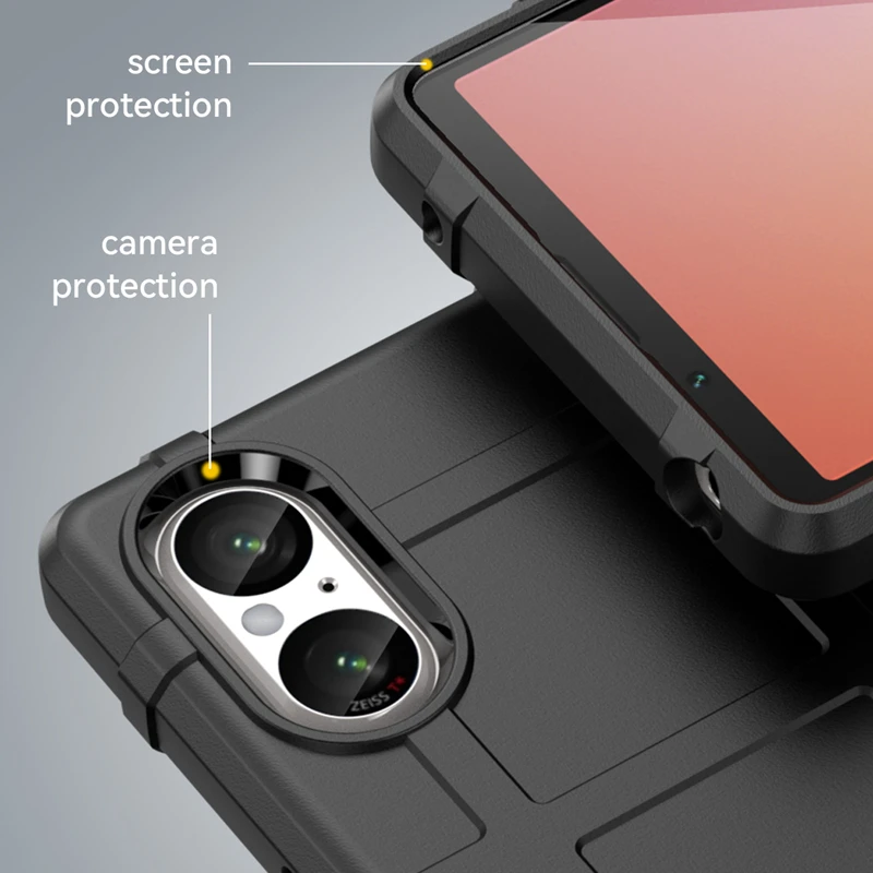 Per Sony Xperia 5 V Custodia Protettiva In Gomma Opaca Siliconica Sony Xperia 5 V Cover Protezione Contro Le Cadute Custodia Sony Xperia 5 10 1 V
