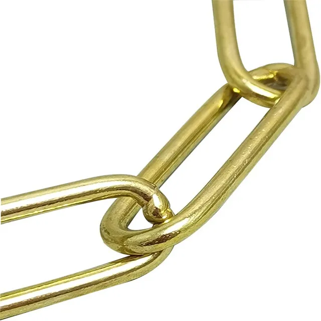 Classic Show Quality Strong Solid Copper Dog Chain Leash Dog Collar Brass P Chain Special For Middle Giant Dogs 6