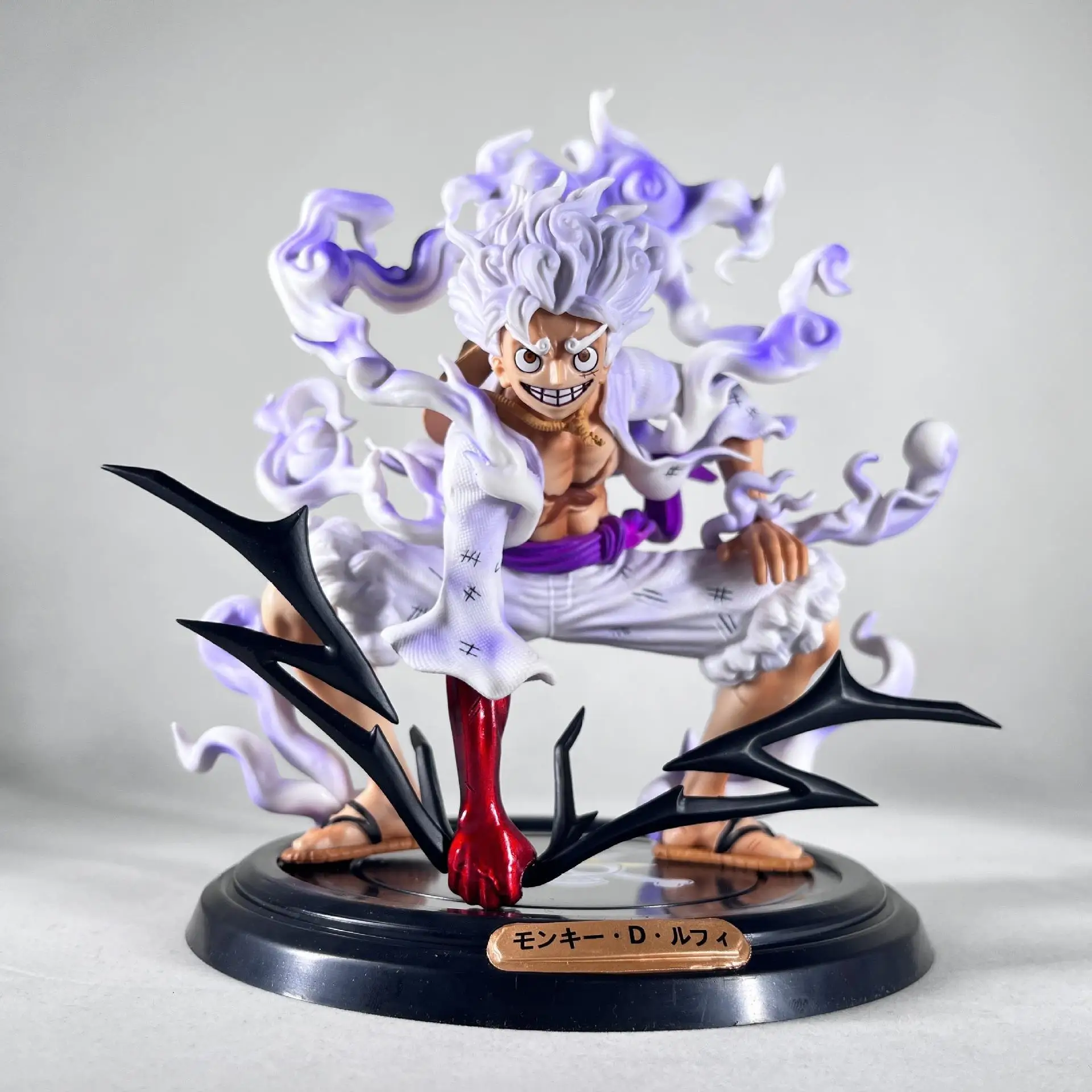 thumbnail image 1 of Figura de anime One Piece Luffy Gear 5 Sun God Nika 17 cm, figura de acción de PVC, estatua, modelo coleccionable, muñeca, juguetes para niños, regalo, 1 of 5