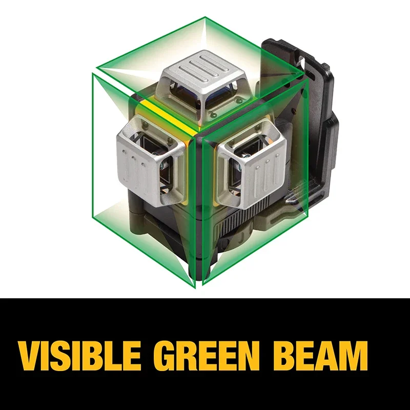 Laser Dewalt DW089LG - 12 Lignes, 3 Faces, 360° Vertical Et Horizontal, Neuf, Origine Allemagne