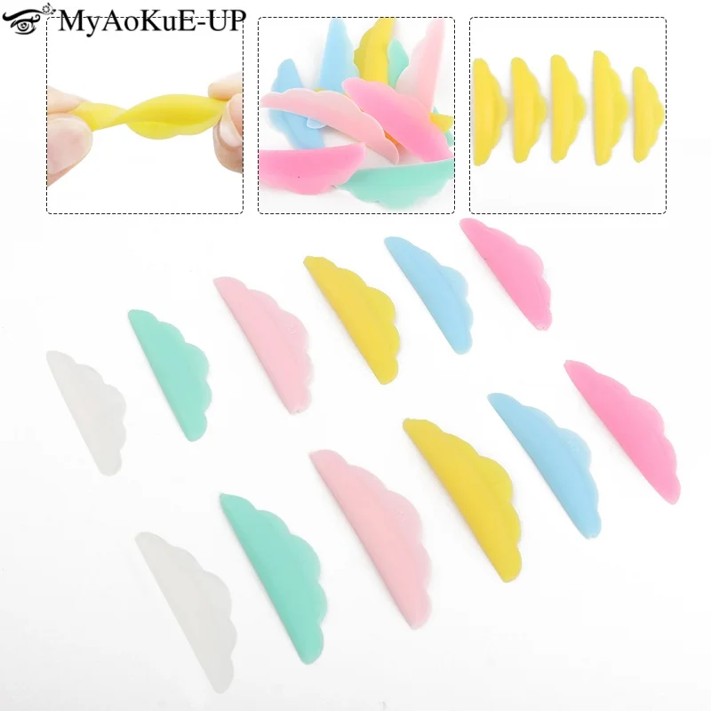 Eyelash Lifting Kit 5 Pairs Silicone Lashes Perm Pad Eyelash Extension Tools