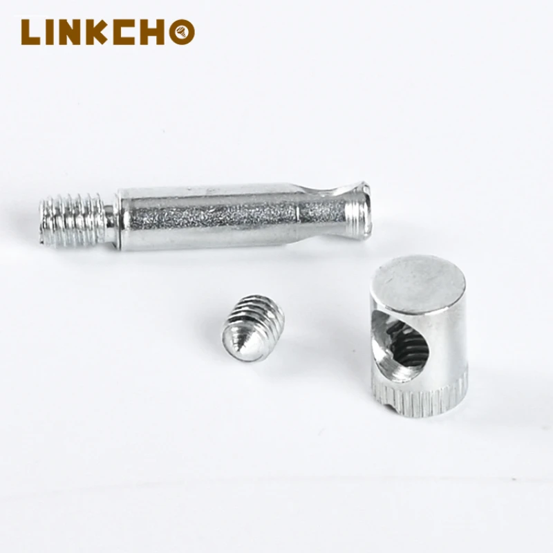 LINKCHO Furniture Hardware Hidden Connector Furniture 4 in 1 Fastener Cupboard Hardware Fitting