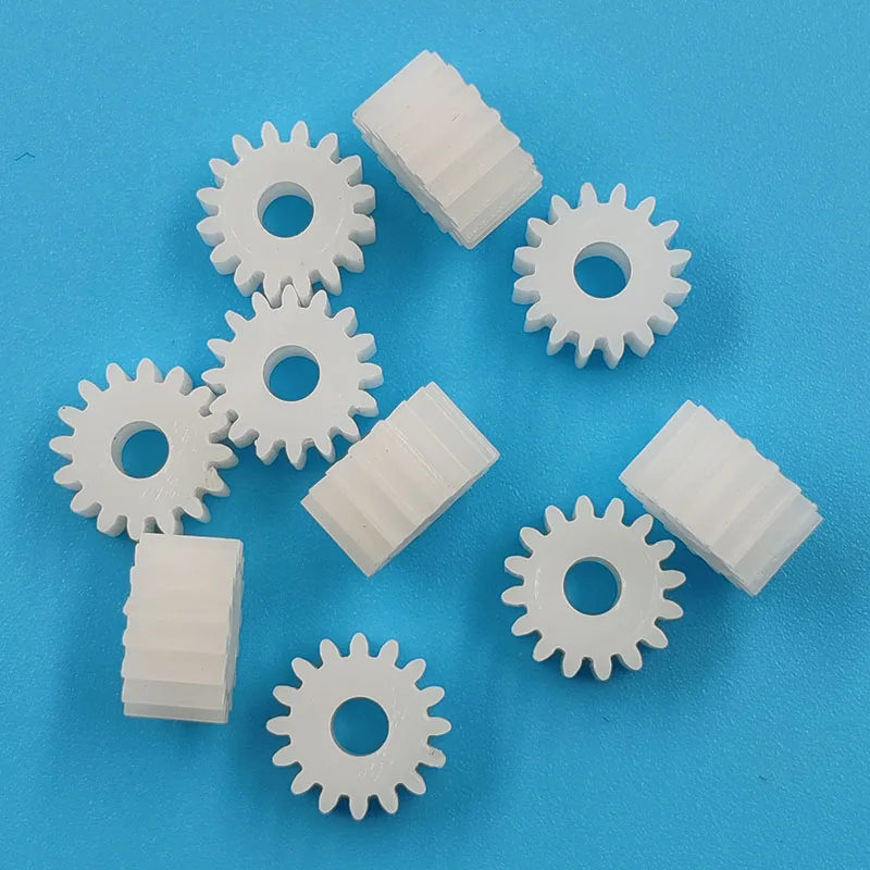 163A 0.5M Gears Modulus 0.5 16 Teeth Plastic Gear Motor Motor Roller Toy Accessories 10pcs/lot