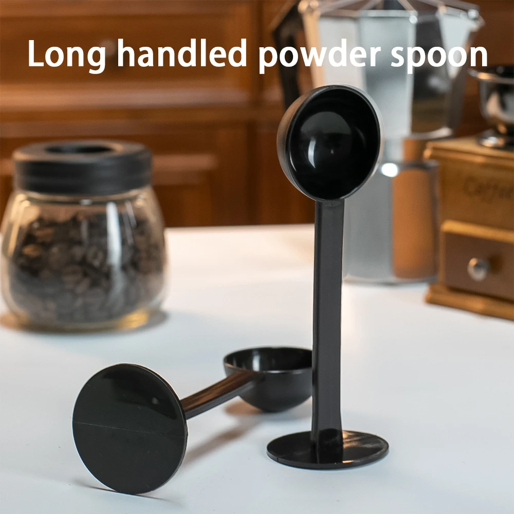 Long handled coffee spoon Multifunctional plastic coffee measuring and tamping spoon Powder kitchen tool