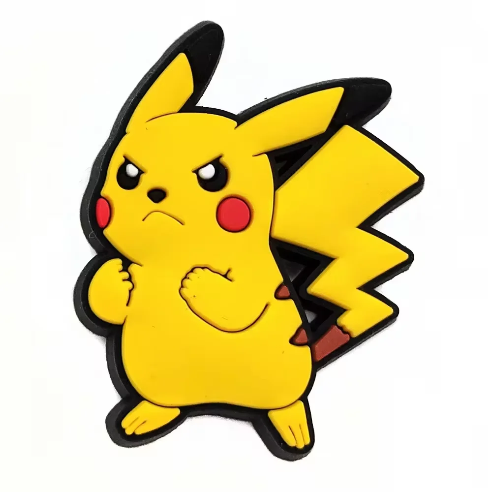 Shoe Charms MINISO Pokemon Decoration Buckle Dinosaur PVC Sandals Accessories kids Gifts