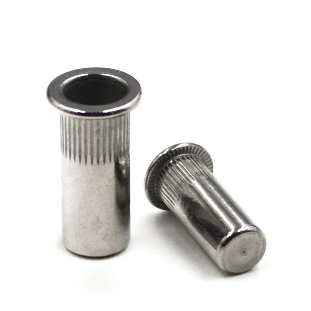 5pcs M5 M6 M8 M10 M12 Blind Rivet Nut 304 stainless steel Flat Countersunk Head Rivnut Sealed Rivet Nut Insert Rivnut Nutsert